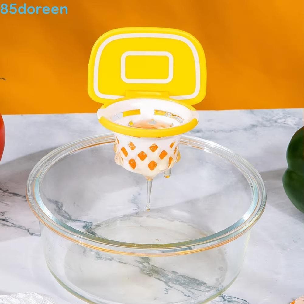 DOREEN1 Divisor De Gema De Ovo , Separador Manual Profissional Com Estrutura De Basquete , Fivela Em Forma De U