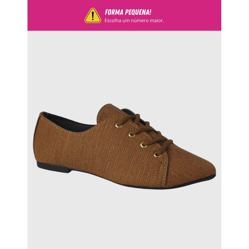 Tênis Feminino Oxford Helena Casual Trabalho Estiloso Versátil