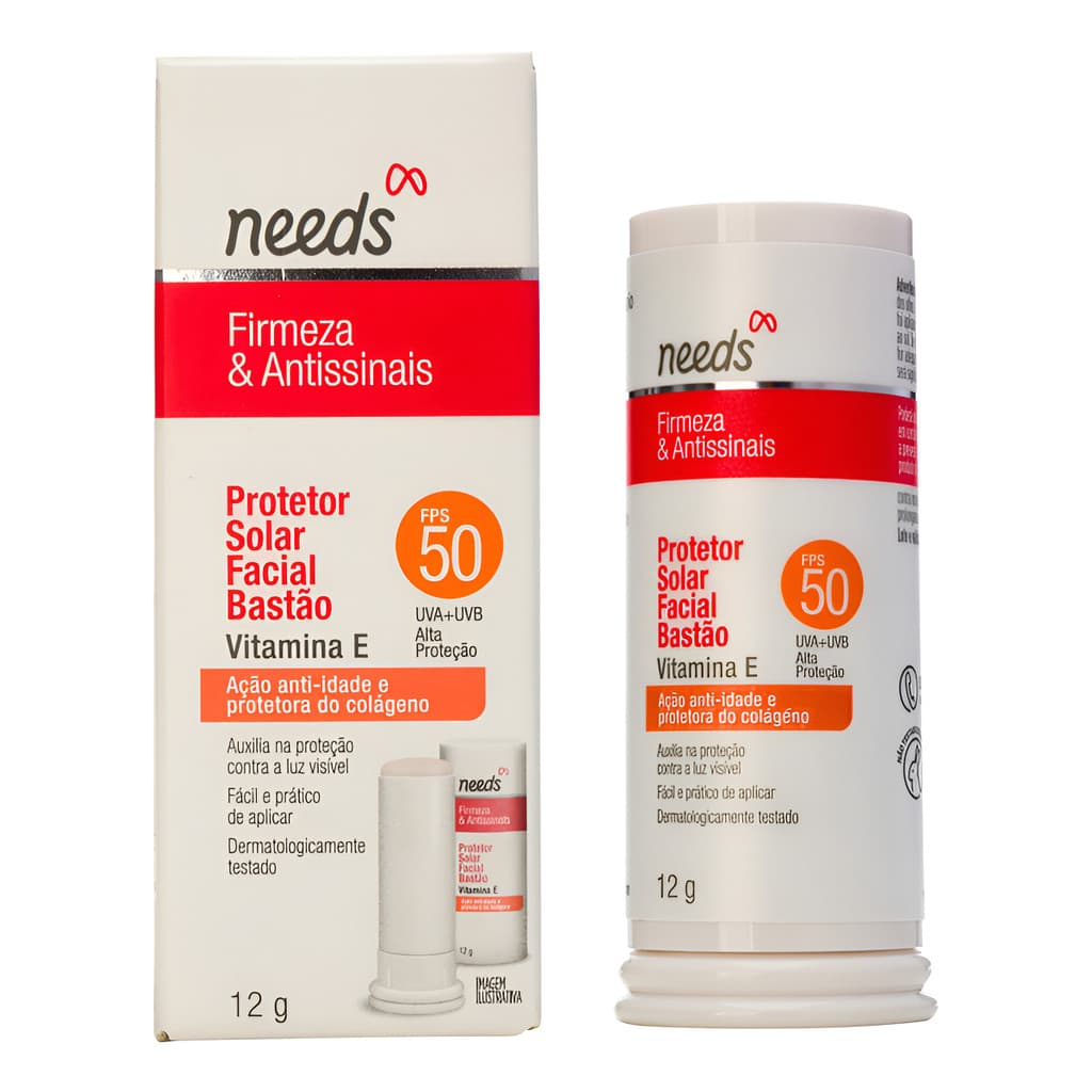 Protetor Solar Facial Fps50 Firmeza E Antiss.s/cor Bastão12g