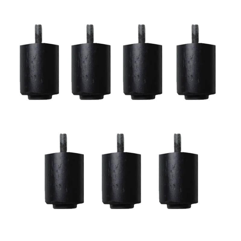 Pezinho Para Cama Box Casal Kit 6 Unidades Pé Pes para móveis 5cm Casal Solteiro