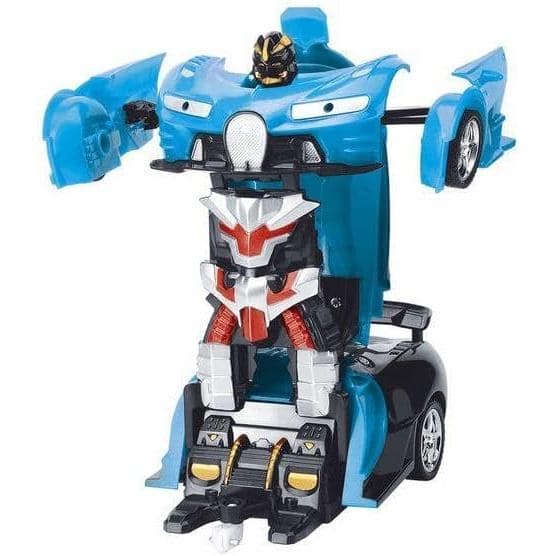 Carrinho Transformável Controle Remoto Megaformers Auto Neptune Azul Multikids - BR1652