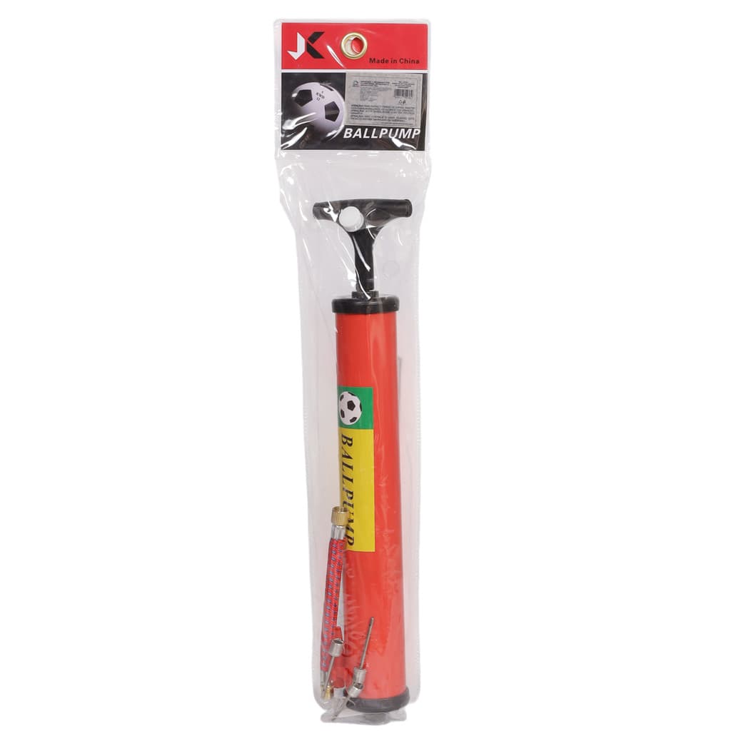 Bomba De Ar Para Encher Bolas Com 2 Bicos E Mangueira