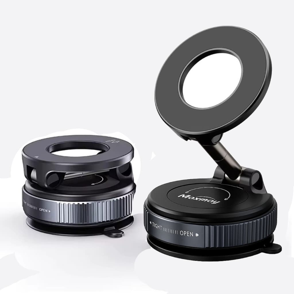Suporte Magnético Maxmay Para Celular Universal C/ Ventosa Multiuso Mesa Carro