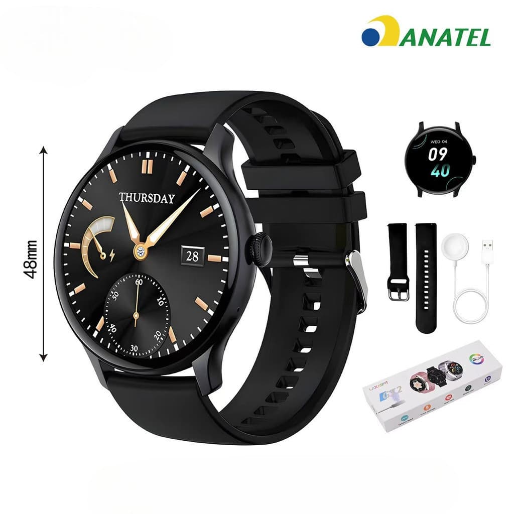 Smartwatch Tela AMOLED com Dynamic Island, Bluetooth Call e Monitor Cardíaco alex