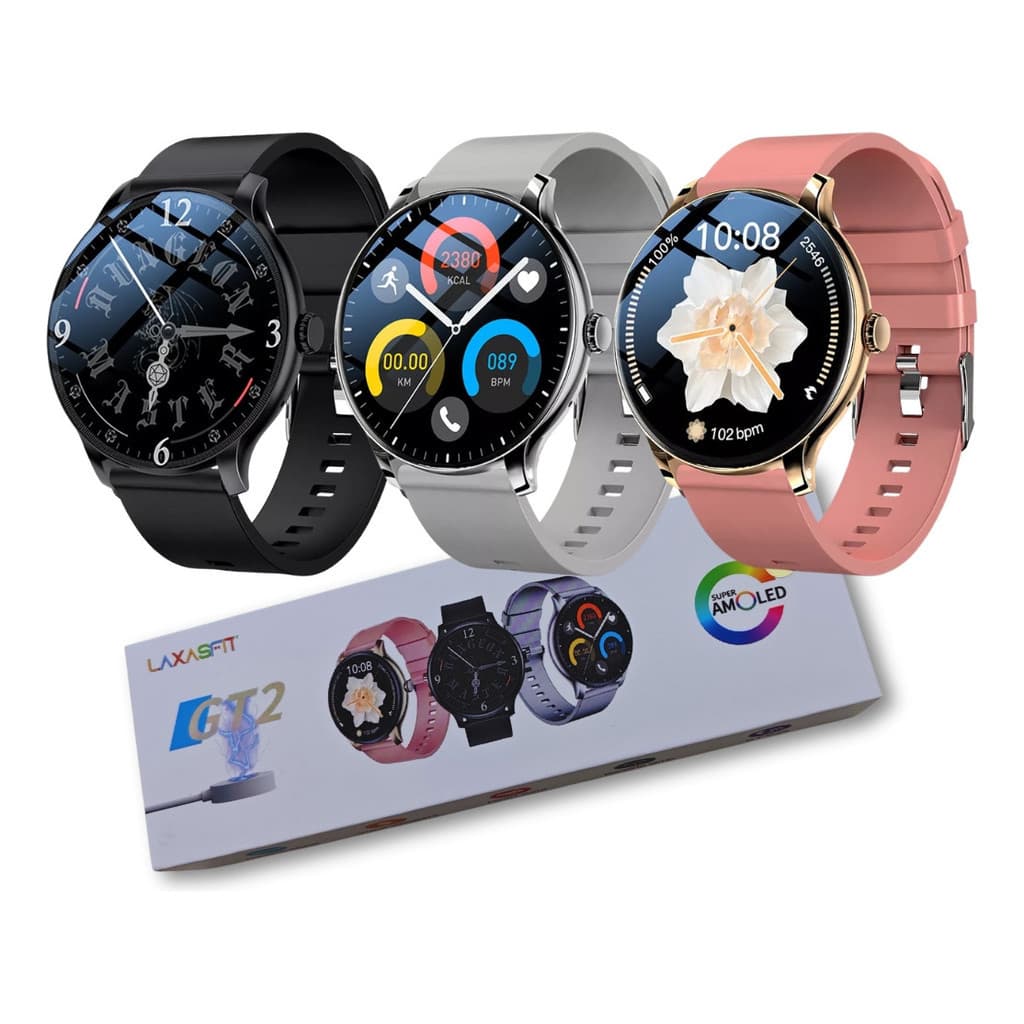 Smartwatch Gt2 Amoled Chamadas Notificações Esportivo Amoled Relogio Inteligente Lançamento