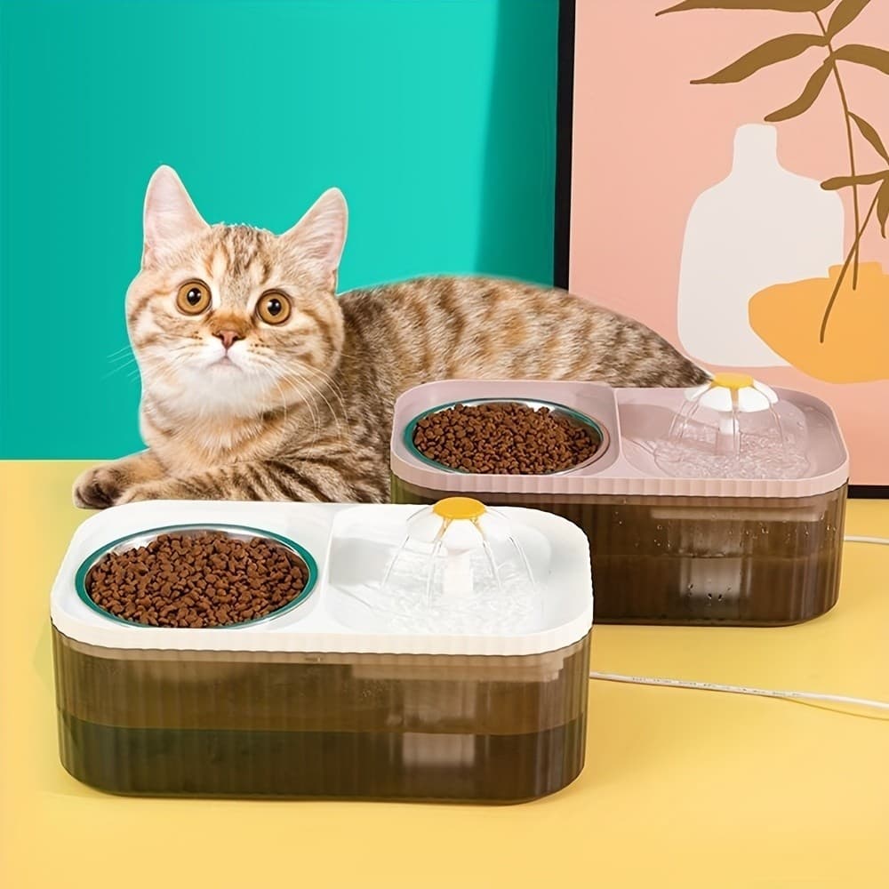 Fonte Automática Little 3L – Bebedouro e Comedouro para Gatos e Cães