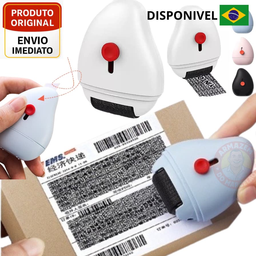 Carimbo Com Abridor  De Corte/De Precisão/Proteção De Identidade Recarregável Para Privacidade/Tampa De Tinta Rápida