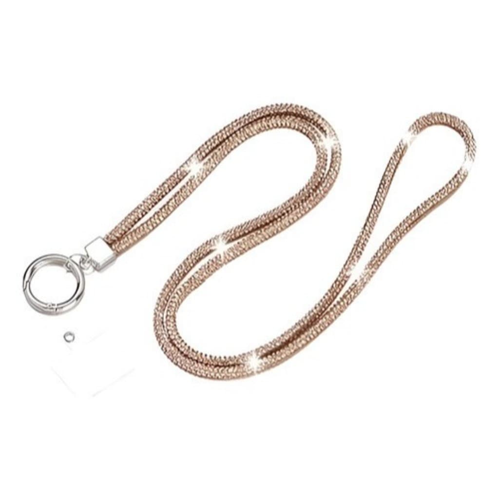 Cordão Smartphone Corrente Celular de Strass 60CM/65CM Acessório Pescoço Corpo