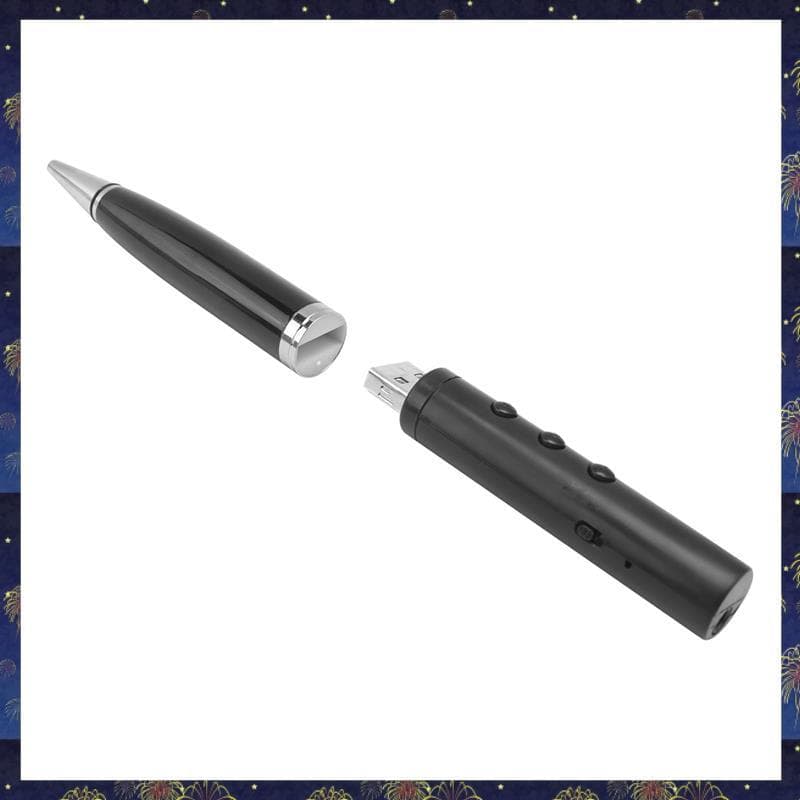 Caneta MP3 Player USB Portátil Leitor De Música Multifuncional Estudante Gravável Preto