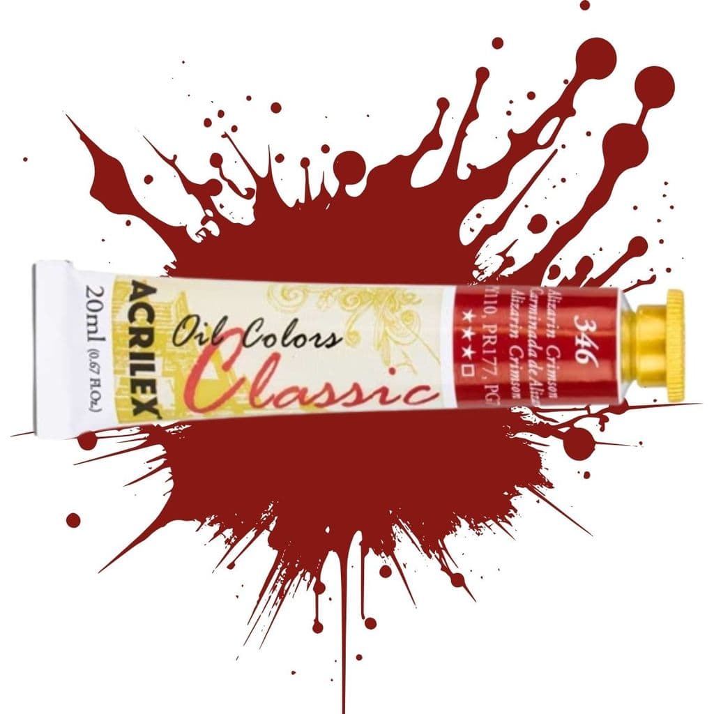 Tinta Oil Colors 20ml 346 - Alizarin Crimson
