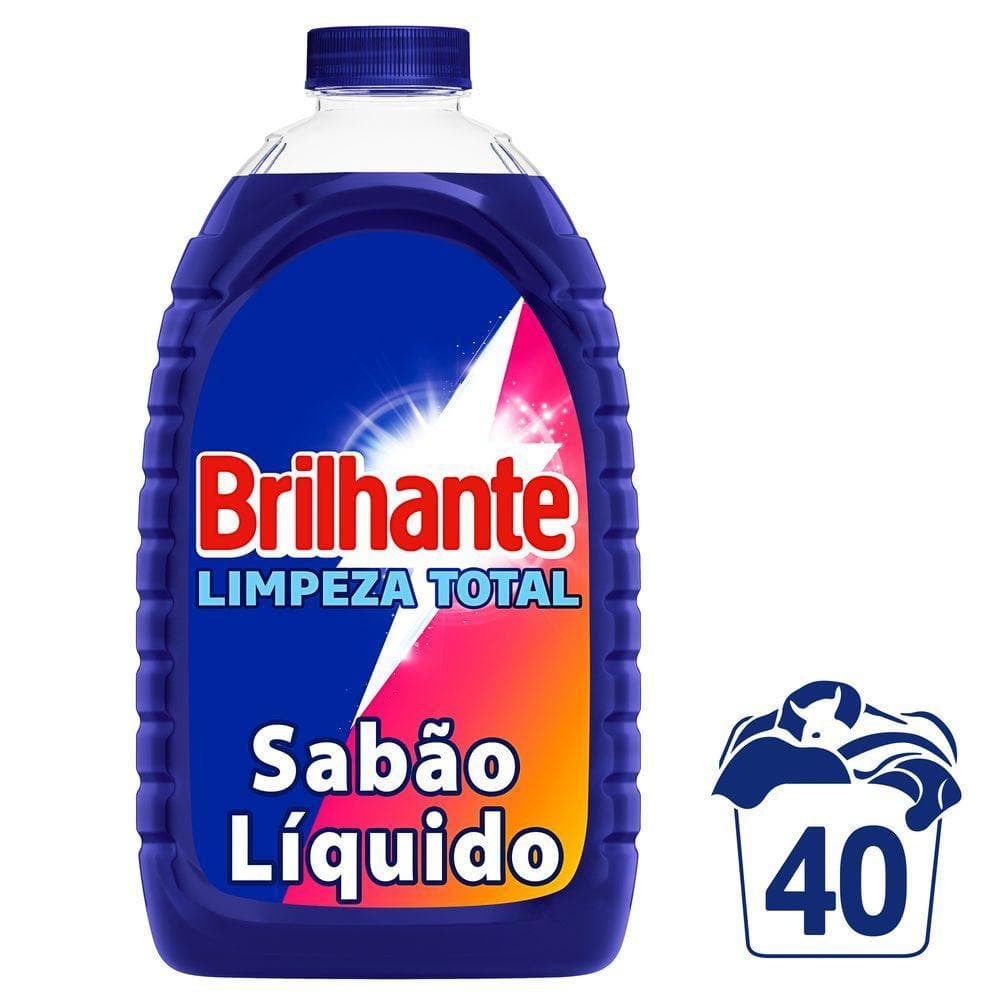 Sabão Líquido Brilhante Limpeza Total 3 Litros
