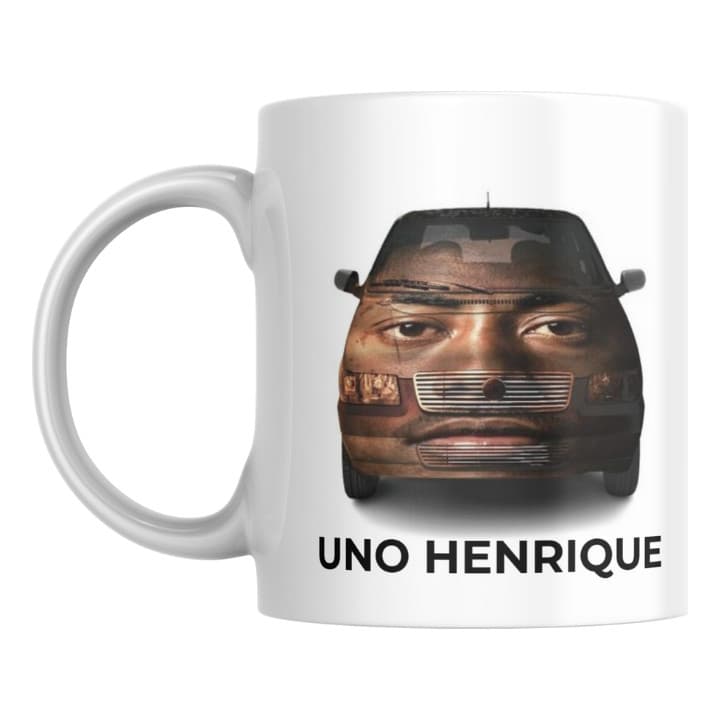 Caneca Meme Bruno Henrique Meme Uno Henrique Branco Uno Henrique