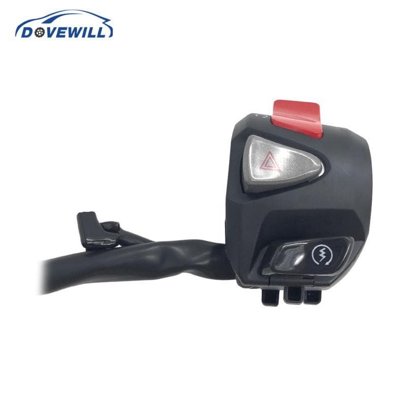 [Dovewill] 1x Interruptor Do Guiador Da Motocicleta De Alternância Com Botão Liga