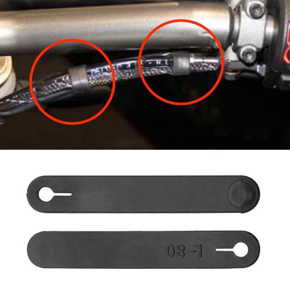 TKEY 5 Pçs Universal 9cm Braçadeiras De Cabo Da Motocicleta Para Proteger Abraçadeiras Cablagem Faixas De Borracha Moto 