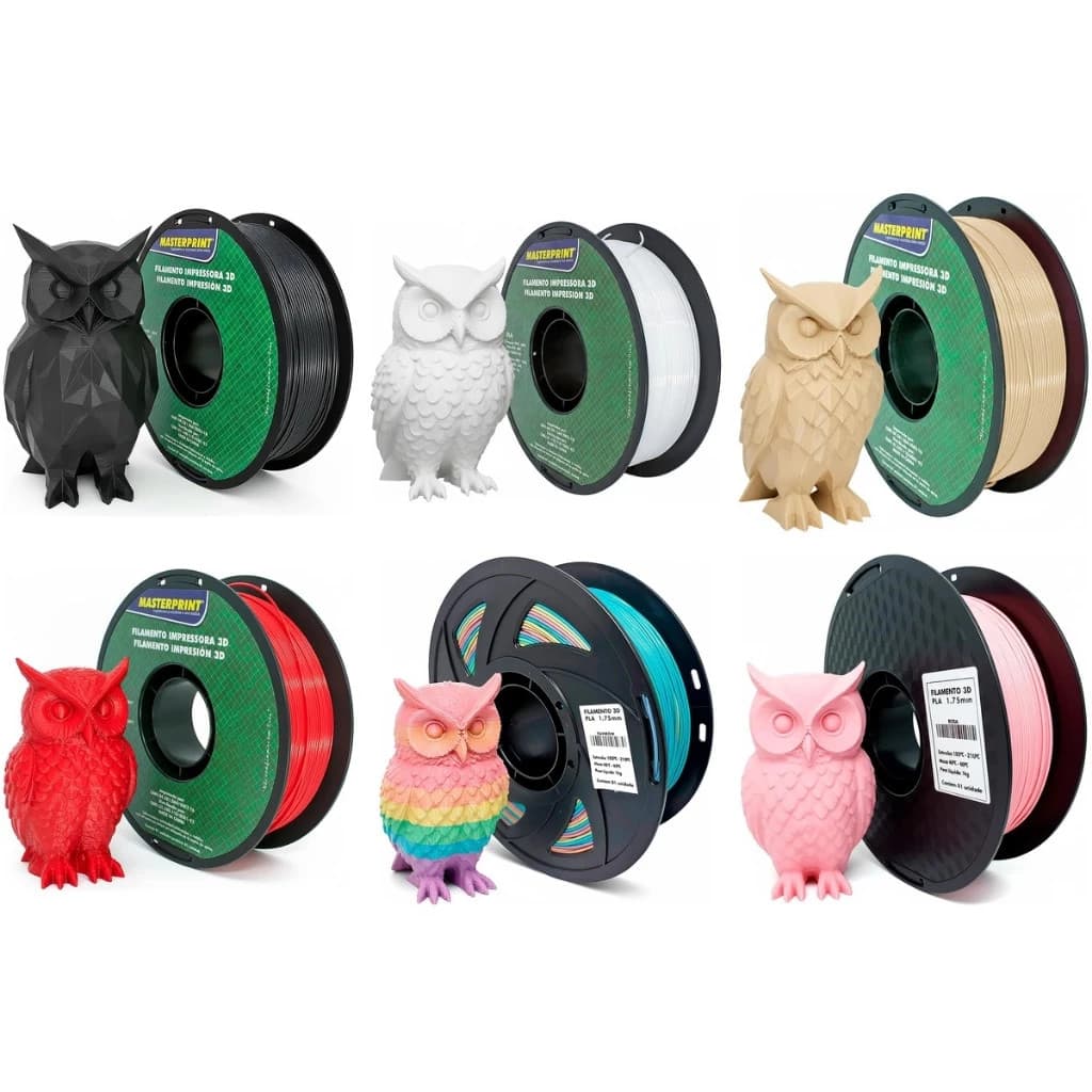 Filamento PLA Premium Hyper Speed 1Kg 1.75mm para Impressão 3D Alta Qualidade Profissional em Diversas Cores