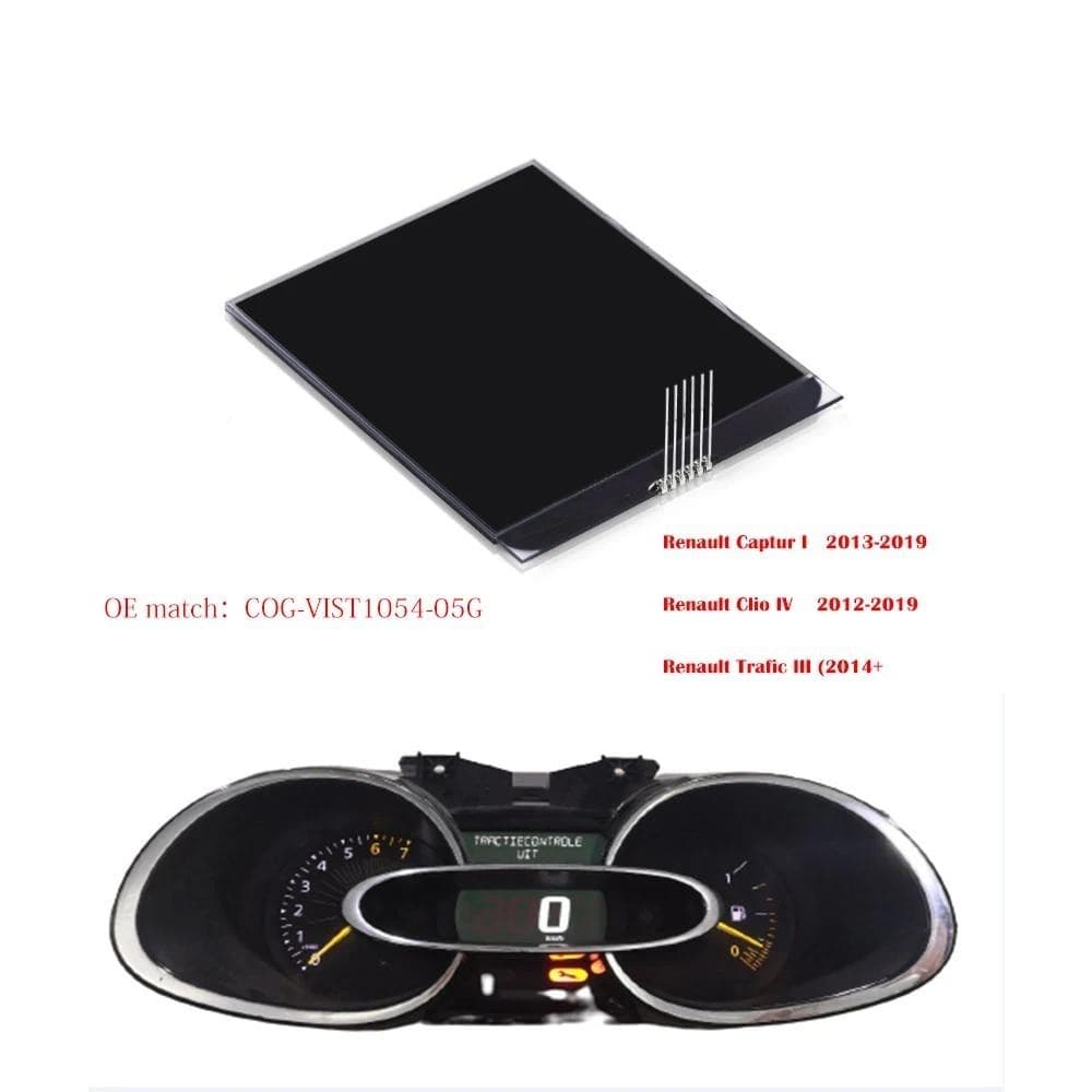 Instrumento Cluster Display LCD Reparação Para Renault Clio IV Captur I Trafic III Painel Tela COG-VIST1054-05