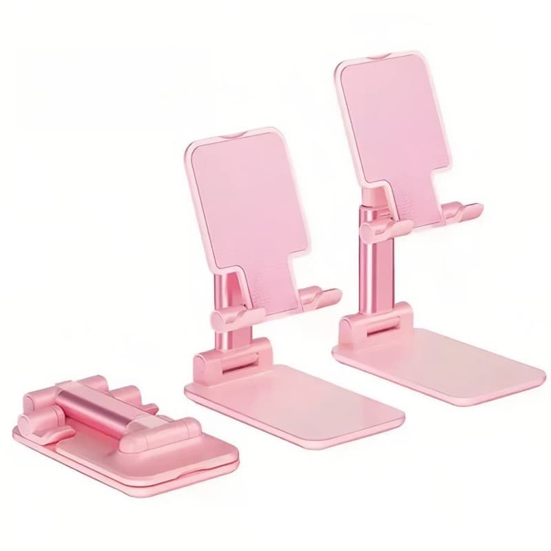 Suporte Universal Ajustável para Celular/Tablet - Ergonômico, Dobrável e Perfeito para Mesa e Uso Portátil!
