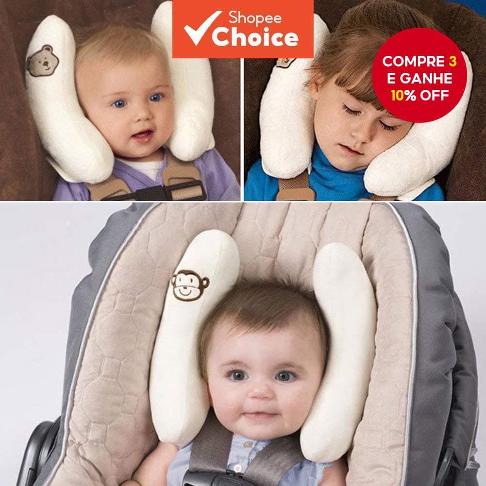 Travesseiro De Viagem Ajustável Para Bebê , Suporte Cabeça E Pescoço No Carrinho De Carro , Presente De Natal