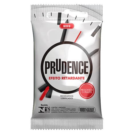 Prudence Retardante Preservativo c/ 3 Unidades