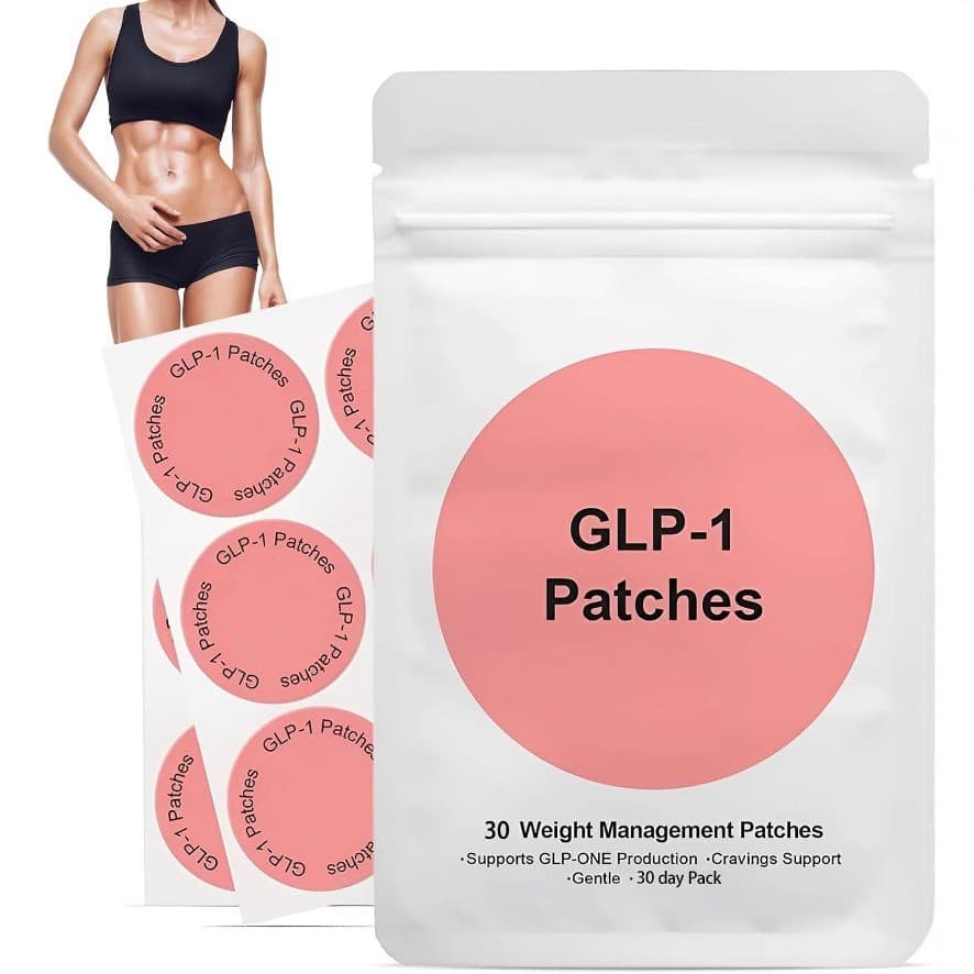 GLP-1 Patches Modeladores Emagrecedores E Reafirmantes : Ingredientes Naturais Queimam Gordura Abdominal Para Contorno C