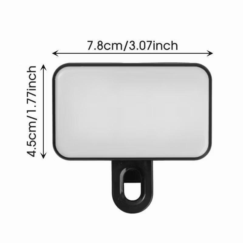 Mini Led 3 Modos De Luz LED Selfie Clip Live Stream Video Clip-on Portátil Maquiagem Recarregavel