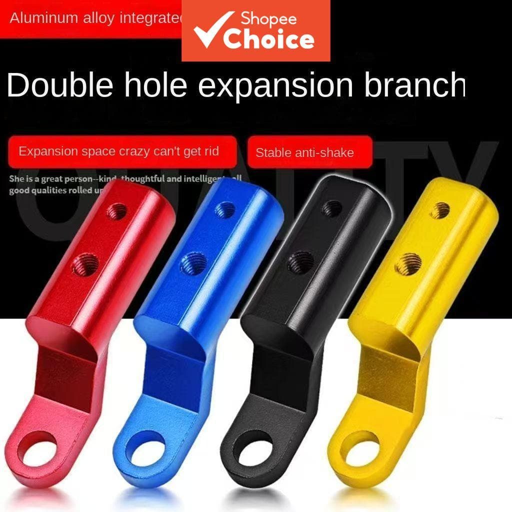  Suporte de Espelho Retrovisor MotoGuard: Liga de Alumínio Universal, Montagem Curta Antivibração