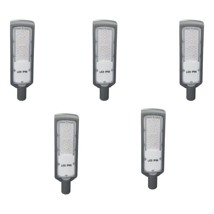 Kit 5 Luminárias Públicas Ultra Led 200w Ip66 Luz Bf 6500k