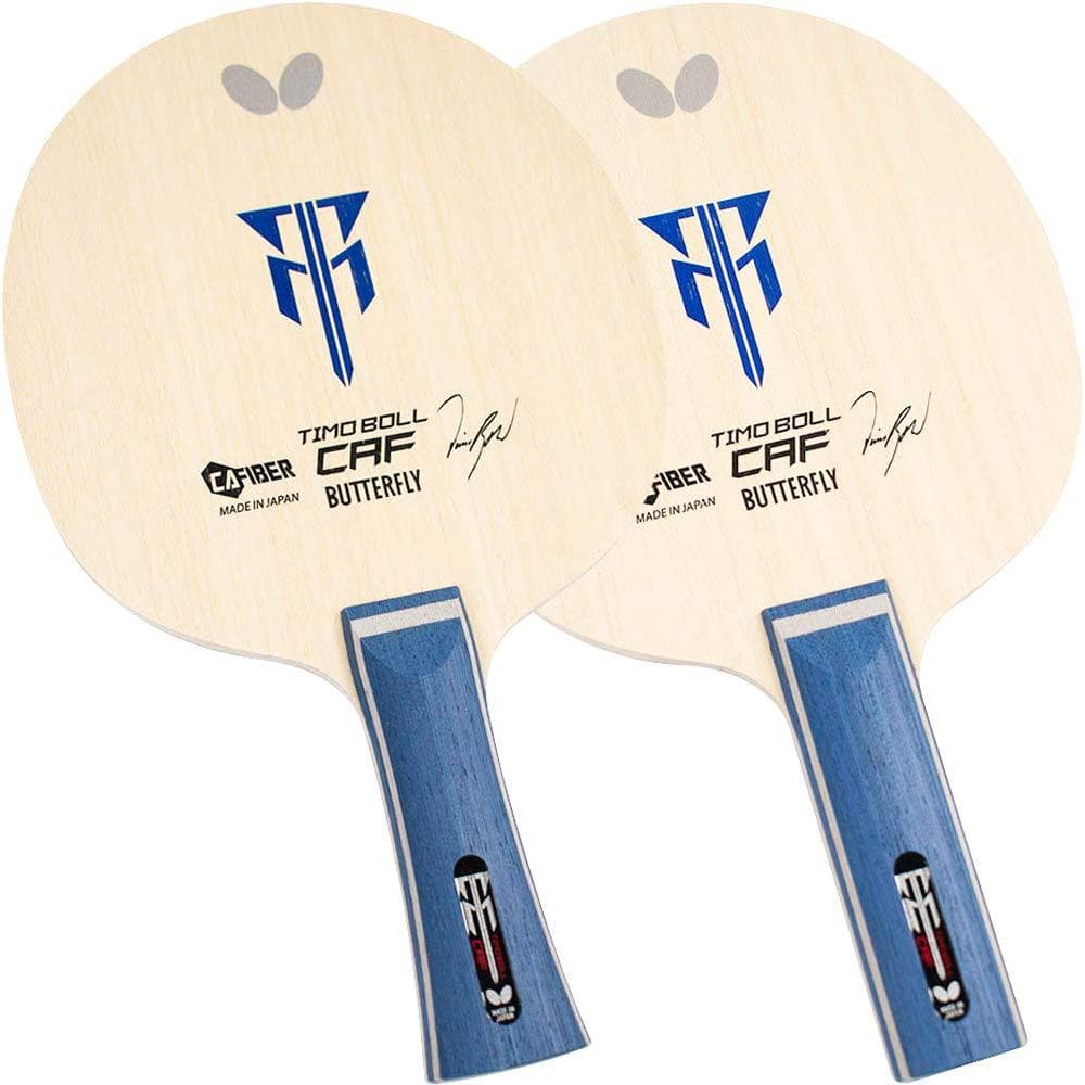 Raquete de Tênis de Mesa Butterfly, Timo Boll CAF Shakehand, Ofensiva, Material Especial, Flare, Compatível com Bola Gra