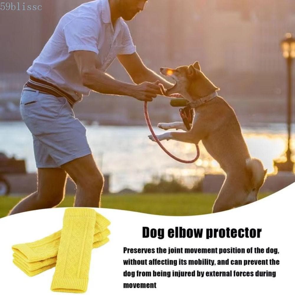 Protetor De Cotovelo Para Animais De Estimação BLISSC , Capas Elásticas Anti-Sujeira Pernas De Cachorro , Aquecedor De M