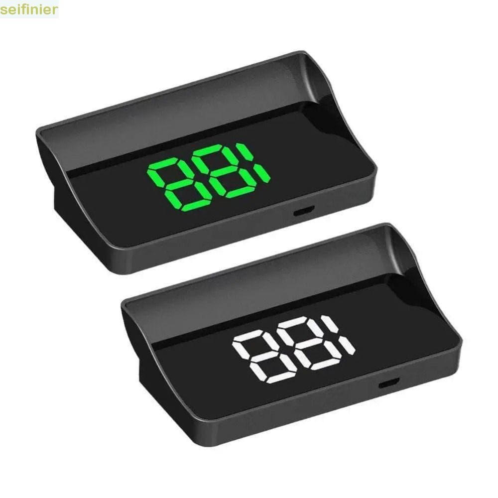 SEIFINIER Car Head Up Display , Velocímetro Digital Portátil Universal HUD GPS