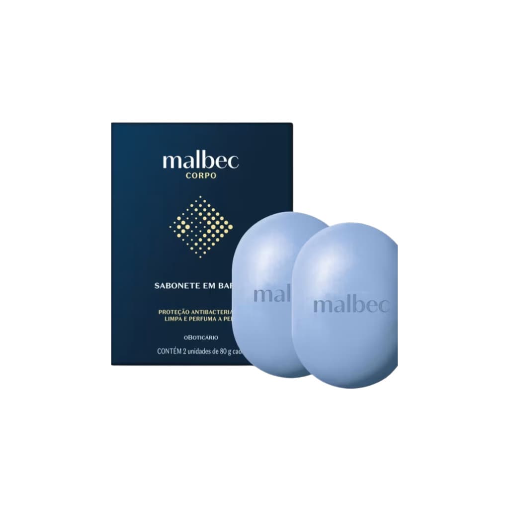 O Boticário Kit Sabonetes Em Barra Malbec 2x80g Cada