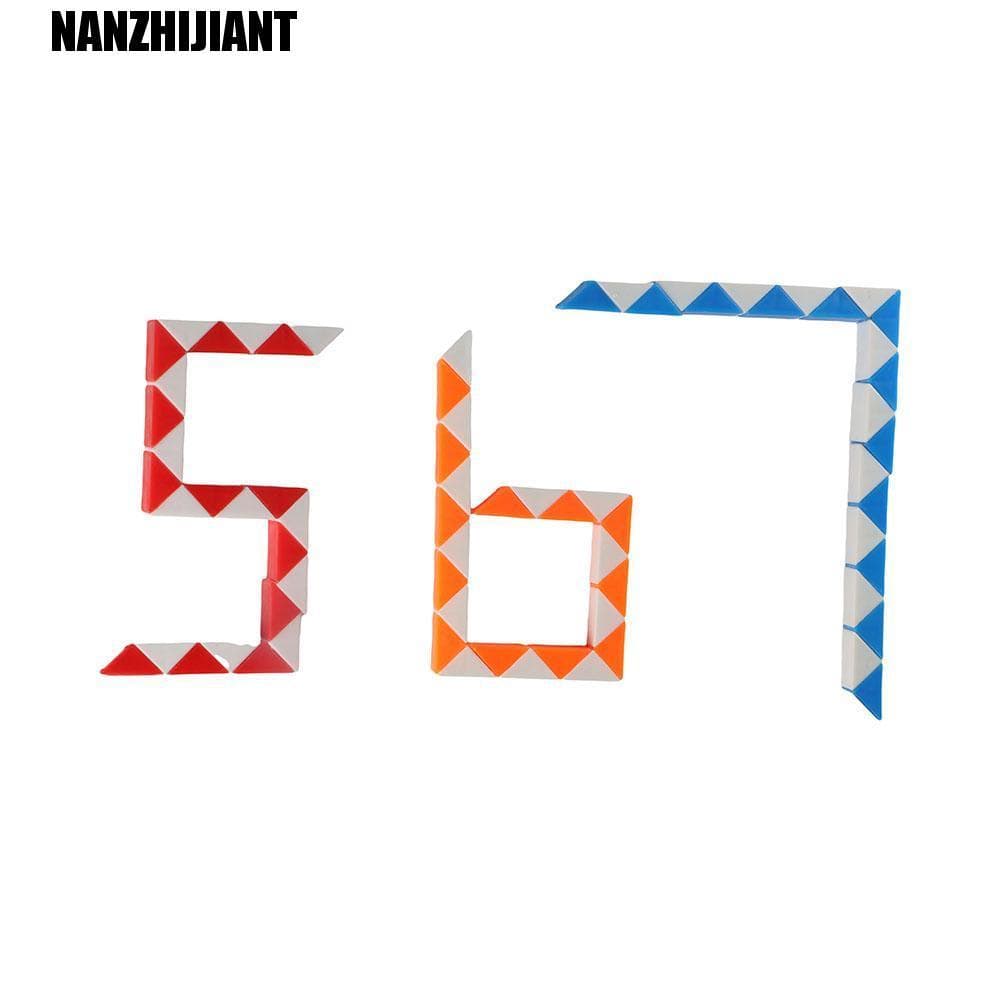 Cubo De Cobra Mágica NANZHIJIANT , Régua Removível De Formato Especial De 24 Velocidades , Multicolorida