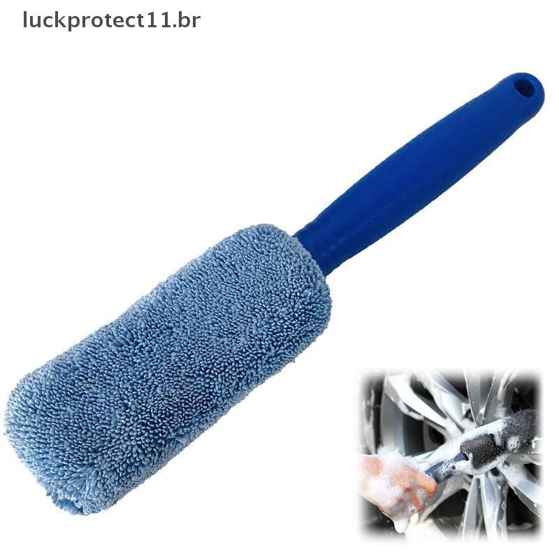LTBR 1 Peça Ferramentas De Limpeza De Lavagem Automática De Roda De Carro Portátil Microfibra Pneu Aro Escova Para Com A