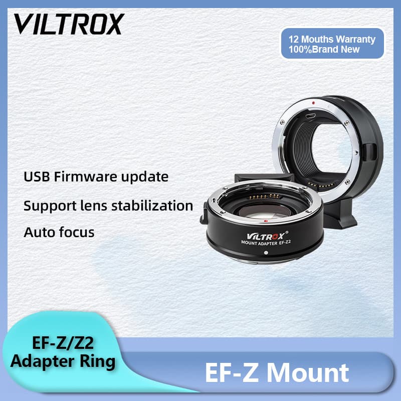 Adaptador De Lente De Foco Automático Viltrox EF-Z Para Canon E S Câmeras Nikon Z5 Z50 Z6 Z6II Z7 Z7II Zfc