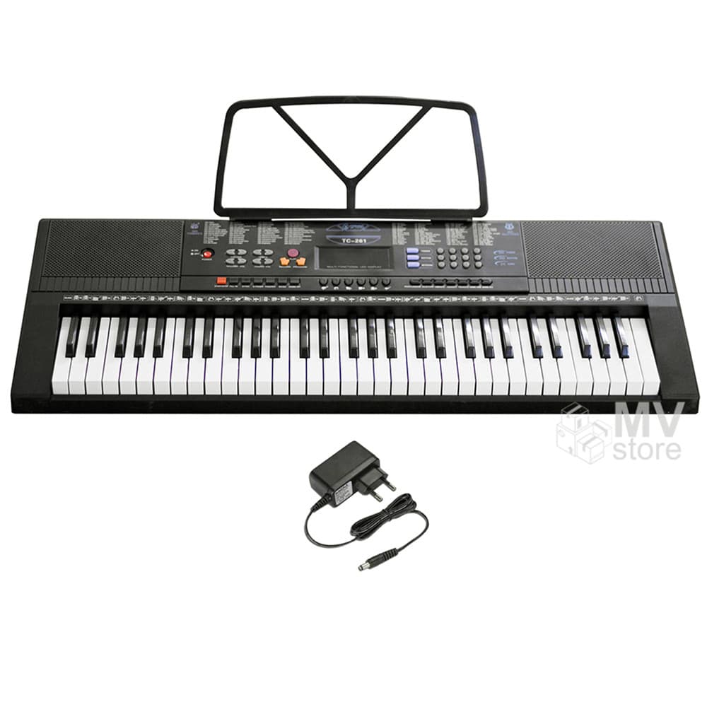 Teclado Musical Com Teclas Sensitiva Spring Tc361