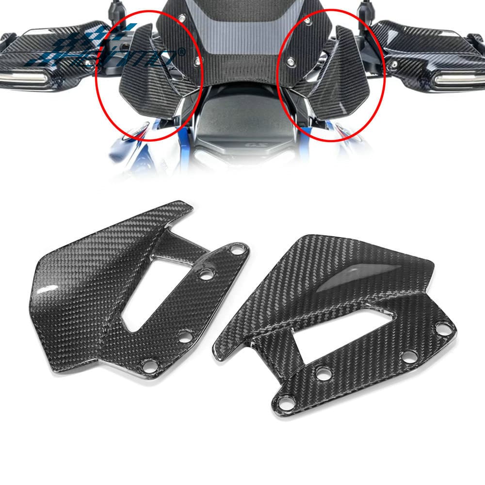 Para BMW R1300GS 3K Fibra De Carbono Motocicleta Lateral Defletor De Vento Capa