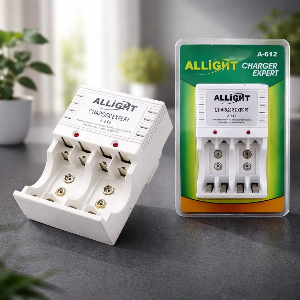 Kit Carregador + Pilhas Recarregáveis AA 4700mAh Ni-MH – Longa Duração