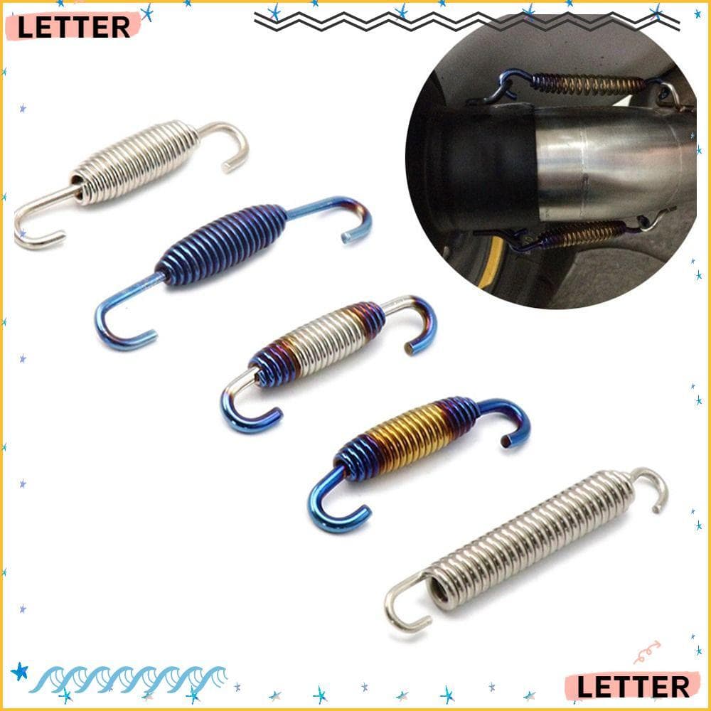 Mola De Motocicleta Carta , Molas De Tubo De Escape De Ganchos Duplos De Aço Inoxidável , Silenciadores De Titânio