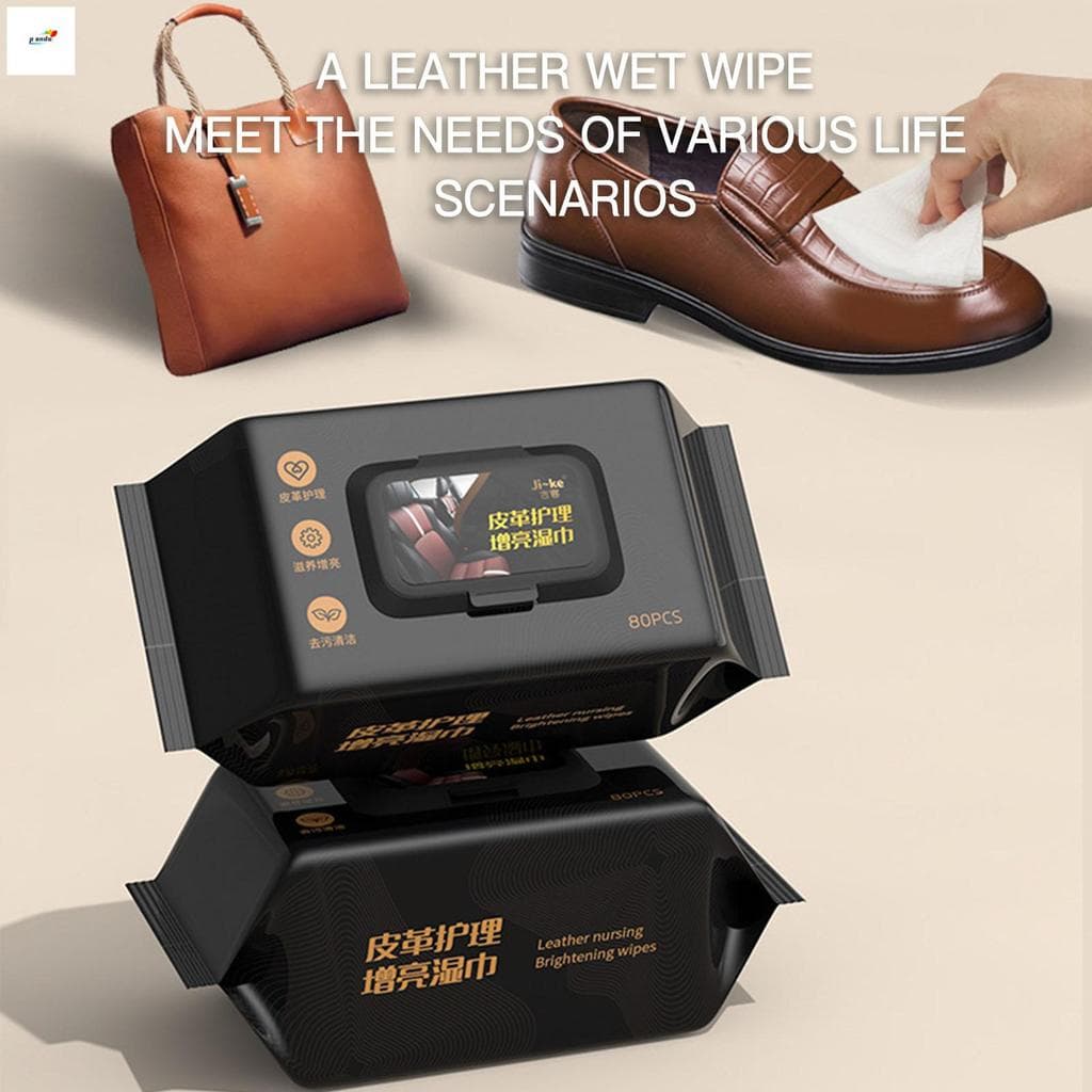 Toalhetes De Limpeza De Couro 80 Contagens-Sacos De Botas De Sapatos De Interior De Carro Automático Em Condições Limpas