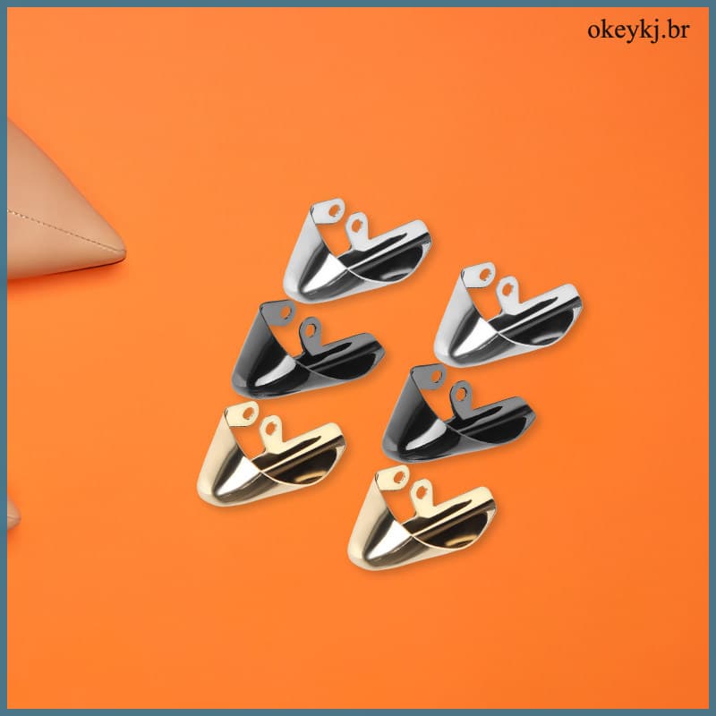 6 Peças Protetores De Ponta De Bota De Salto Fino Botas De Metal okeykj