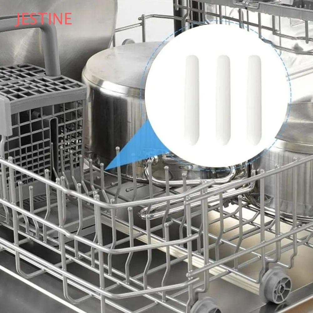 JESTINE 100pcs Tampa De Ponta , Tampas De Borracha Duráveis Para Rack De Máquina De Lavar Louça Extremidade Redonda Flex