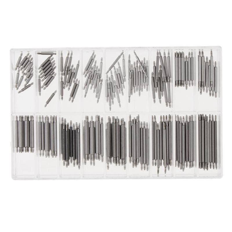 [Fineblue] Prata Aço Inoxidável 8-25mm Relógios Banda Barras De Mola Reparação De Pinos De Correia