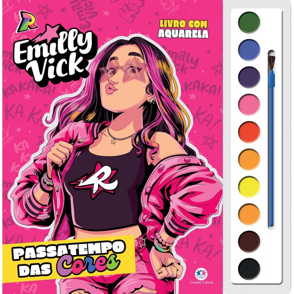 Livro Emilly Vick - Passatempo das cores