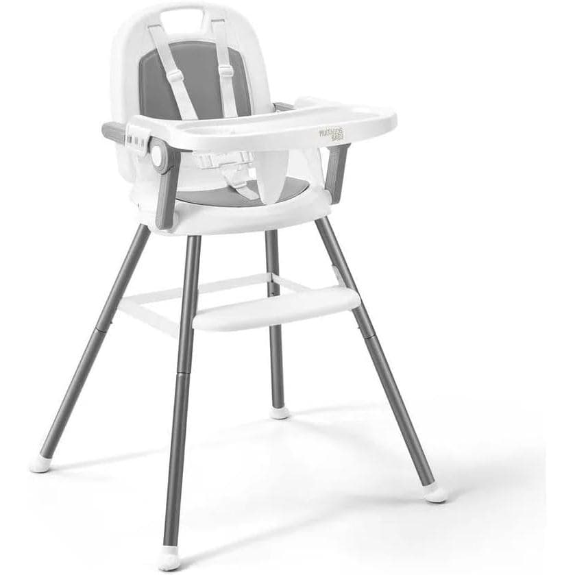Cadeira Alimentação Portátil Berry 3 em 1 Cinza Multikids