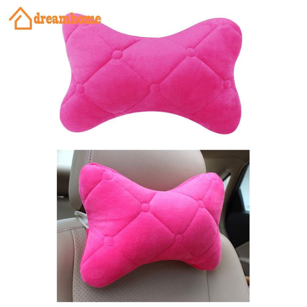 DREAMHOME Travesseiro De Pescoço Para Encosto De Cabeça De Carro , Assento De Algodão , Suporte , Capa De Tecido Respirá