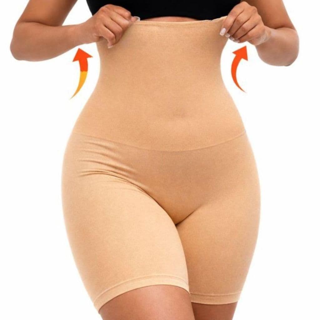 SHORT CINTA MODELADOR  Alta Compressão  Empina Bumbum Afina Barriga Com ou Sem Barbatana