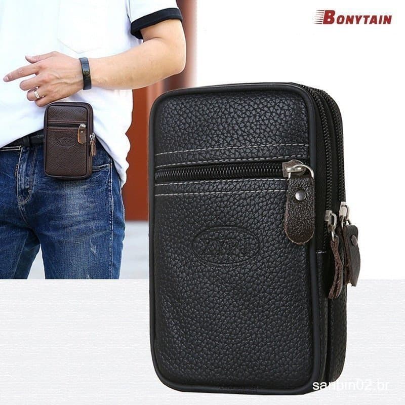 Bolsa Molle Dupla Camada À Prova D'água Fanny Pack Masculino LUC EDC Homens Para Telefone Camping Cintura