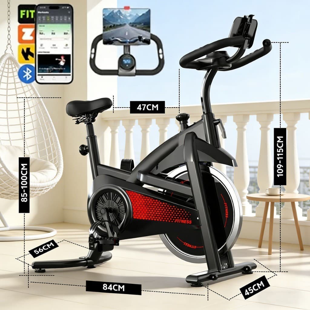 Bike Spinning para Apartamento 150kg Bicicleta Ergométrica Mecânica 15kg bicicleta ergometrica Para Exercícios Profissio