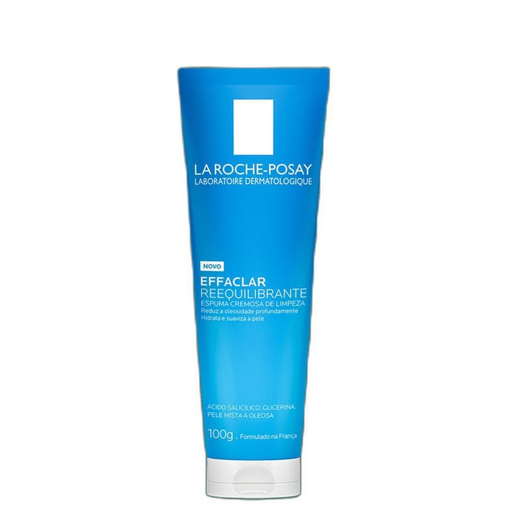 La Roche-Posay Effaclar Reequilibrante - Espuma Cremosa de Limpeza Facial 100g