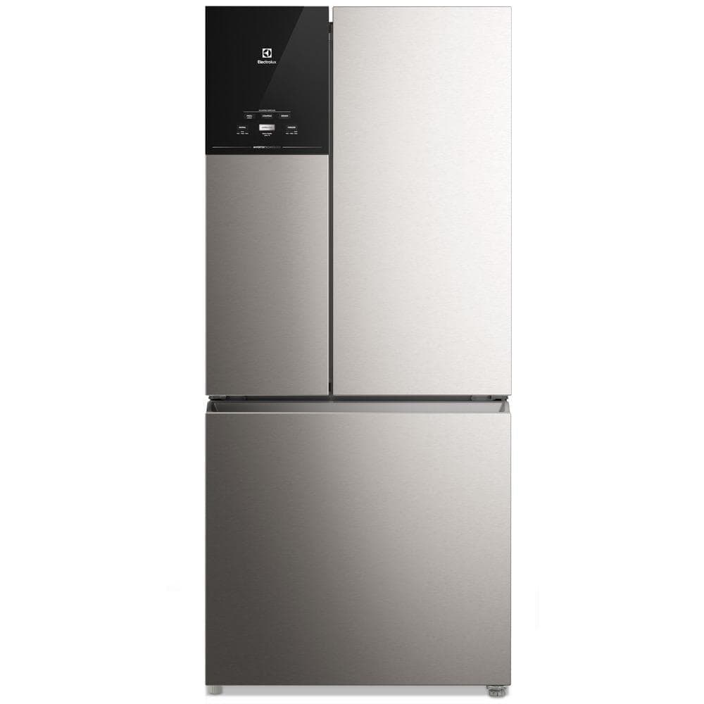 Geladeira Electrolux Frost Free Inverter 590L AutoSense 3 Portas Cor Inox Look (IM8S)